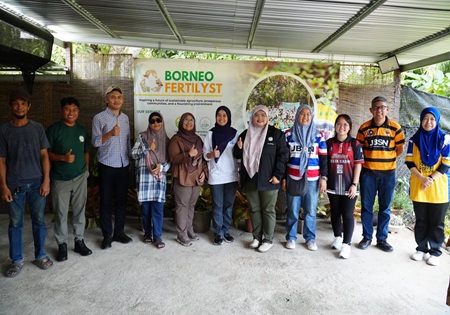 KP JBSN Lawat ‘Lab Kampung’ Hasilkan Baja dari Kulit Pisang