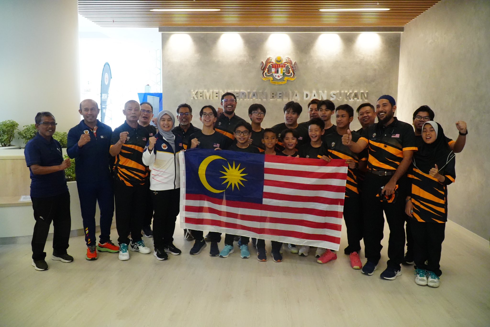 KP JBSN Sempurnakan Penyerahan Bendera kepada Pasukan Junior ke Asia Pickleball Open Championship 2025