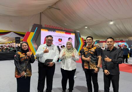 PBSB SRI AMAN HADIR MAJLIS SOFT LAUNCHING  PROGRAM SARAWAKKU SAYANG (SKS) SRI AMAN