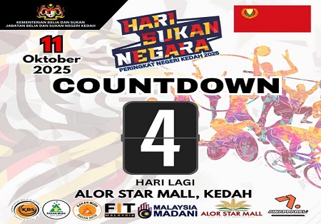 COUNTDOWN HARI SUKAN NEGARA PERINGKAT NEGERI KEDAH 2025