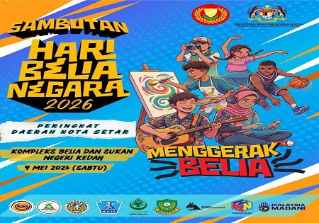 Jom ramai-ramai turun memeriahkan Semarak Hari Belia Peringkat Daerah 2026
