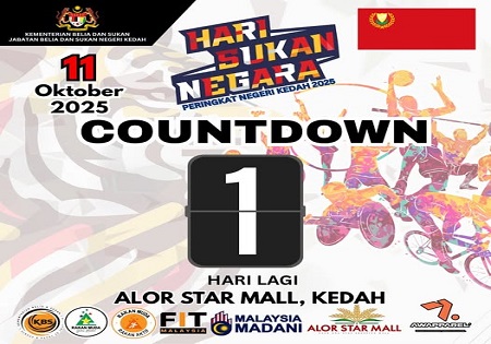 COUNTDOWN HARI SUKAN NEGARA PERINGKAT NEGERI KEDAH 2025