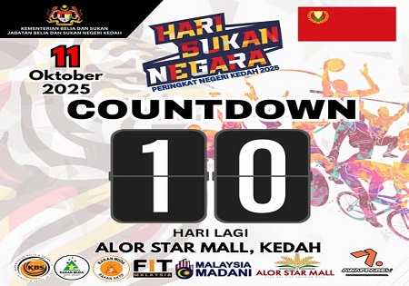 COUNTDOWN HARI SUKAN NEGARA PERINGKAT NEGERI KEDAH 2025