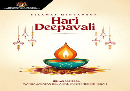 Selamat Menyambut Hari Deepavali (Deepavali Nal Valthukal)! 