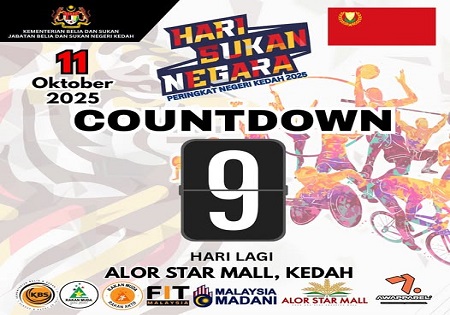 COUNTDOWN HARI SUKAN NEGARA PERINGKAT NEGERI KEDAH 2025