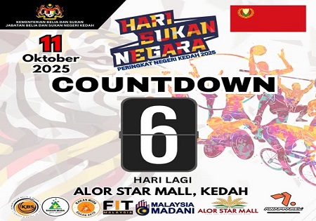 COUNTDOWN HARI SUKAN NEGARA PERINGKAT NEGERI KEDAH 2025
