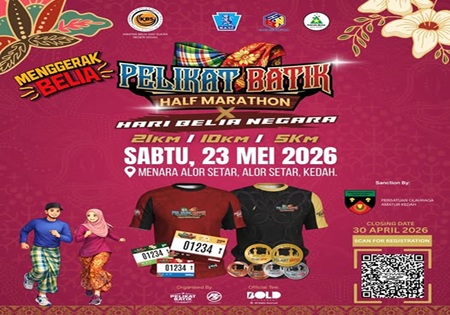 PELIKAT BATIK RUN X HARI BELIA NEGARA KEDAH 2026