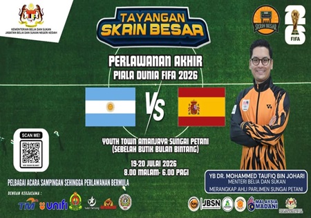 TAYANGAN SKRIN BESAR FINAL FIFA WORLD CUP 2026