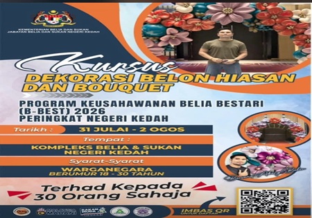 PROGRAM KEUSAHAWANAN BELIA BESTARI 2026 PERINGKAT NEGERI KEDAH