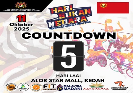 COUNTDOWN HARI SUKAN NEGARA PERINGKAT NEGERI KEDAH 2025