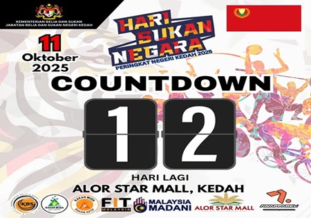 COUNTDOWN HARI SUKAN NEGARA PERINGKAT NEGERI KEDAH 2025