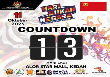COUNTDOWN HARI SUKAN NEGARA PERINGKAT NEGERI KEDAH 2025