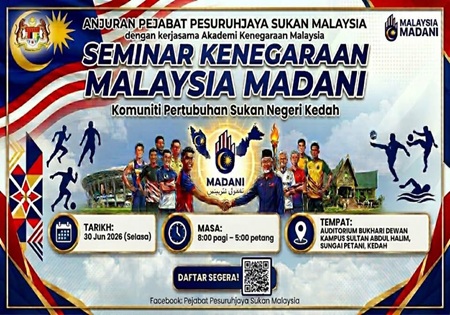 Seminar Kenegaraan Malaysia MADANI: Komuniti Pertubuhan Sukan Negeri Kedah