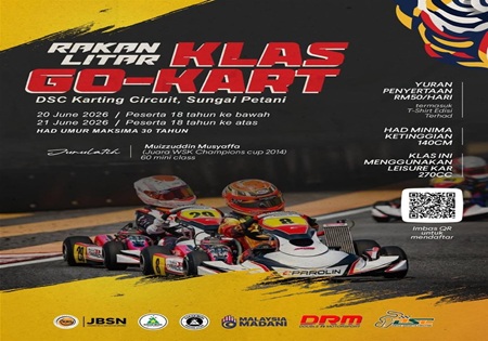 PROMOSI PENYERTAAN TERBUKA KLAS GO-KART (RAKAN LITAR) 2026