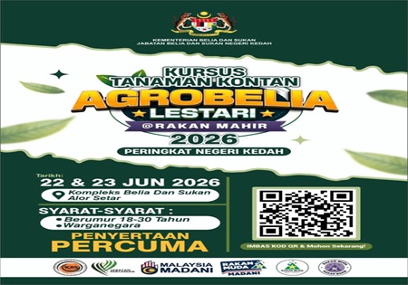 Jom Sertai Kursus Tanaman Kontan Agrobelia Lestari @ Rakan Mahir 2026!