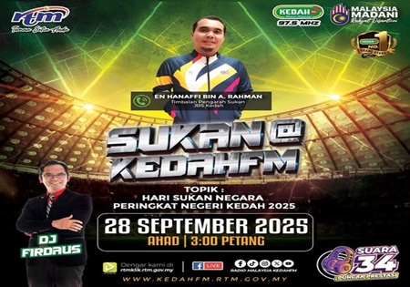 Konti Sukan : Sambutan Hari Sukan Negara Peringkat Negeri Kedah 2025