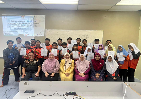 Program Rakan Mahir : Skills For Life @ Parlimen Kuala Kedah Siri 1 : Easy Design With Canva AI  Peringkat Daerah Kota Setar Tahun 2025
