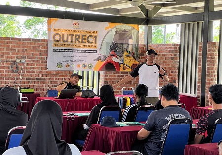 KURSUS ASAS REKREASI LUAR TAHAP 1 (OUTREC 1) PERINGKAT NEGERI KEDAH 2026 HIMPUNKAN 36 PESERTA