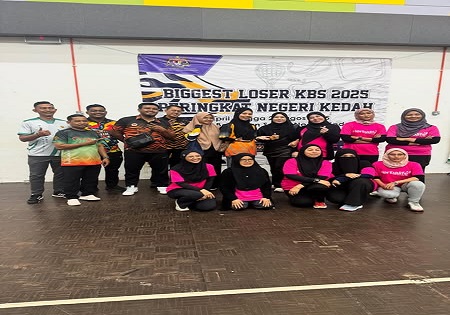 PROGRAM BIGGEST LOSER KBS 2025 PERINGKAT NEGERI KEDAH TELAH MELABUHKAN TIRAI SECARA RASMINYA