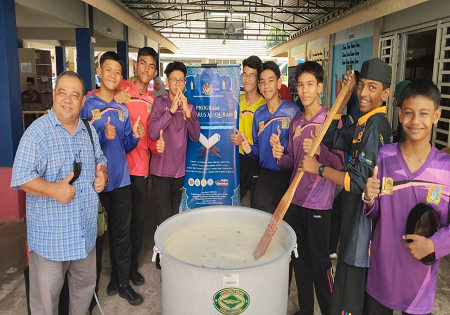 PROGRAM RAKAN MUDA RAMADAN DAERAH KUALA MUDA 1447H/2026M ANJUR PROGRAM MEMASAK DAN MENGAGIHKAN BUBUR LAMBUK