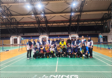 PERLAWANAN PERSAHABATAN BADMINTON ERAT SILATURAHIM ANTARA PASUKAN