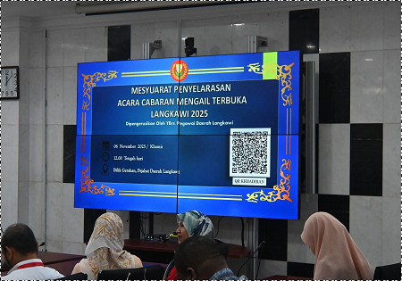 MESYUARAT PENYELARASAN  ACARA CABARAN MENGAIL TERBUKA LANGKAWI 2025