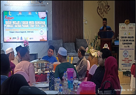 RAKAN MASJID X RAKAN MUDA RAMADAN 1447H/2026M [ MAJLIS IFTAR JAMAIE ] PERINGKAT DAERAH PADANG TERAP.