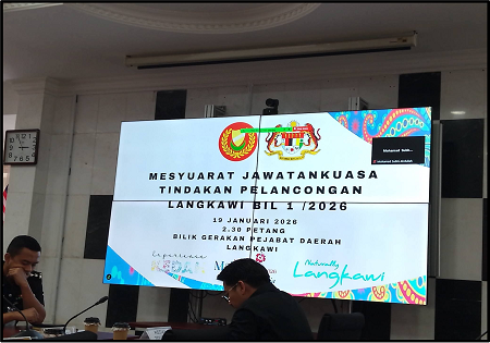 MESYUARAT JAWATANKUASA TINDAKAN PELANCONGAN LANGKAWI BILANGAN 1/2026