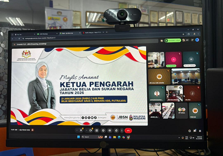 MAJLIS AMANAT KETUA PENGARAH JABATAN BELIA DAN SUKAN NEGARA TAHUN 2026 