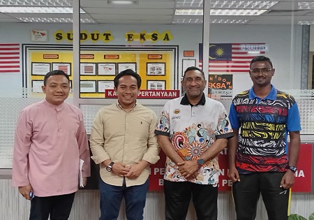 KUNJUNGAN HORMAT MAJLIS BELIA NEGERI PERAK KE AKADEMI PEMBANGUNAN BELIA MALAYSIA (APBM) BATU GAJAH, PERAK