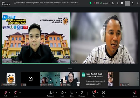PROGRAM WEBINAR KEUSAHAWANAN @APBMBG SIRI 3 PERKASA ILMU VIRAL BRANDING