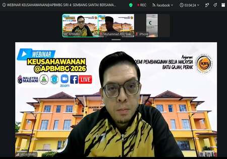 WEBINAR KEUSAHAWANAN @APBMBG SIRI 4 – SEMBANG SANTAI BERSAMA AGENSI KEUSAHAWANAN: KEMUDAHAN DAN PEMBIAYAAN MARA