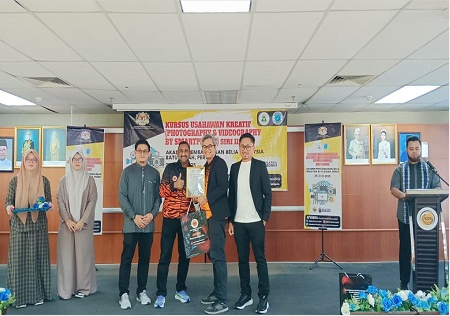 PERASMIAN PENUTUP KURSUS USAHAWAN KREATIF (PHOTOGRAPHY & VIDEOGRAPHY BY SMARTPHONE) SIRI 2/2025