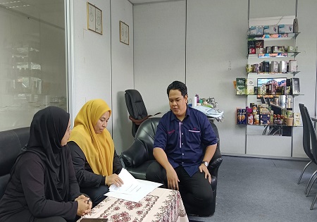 LAWATAN USAHAWAN BELIA NIAGA KE MYGERAK IMPORT EXPORT SDN. BHD.