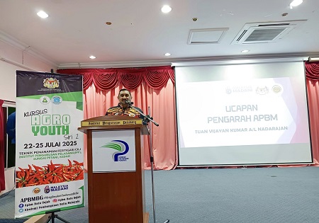 MAJLIS PERASMIAN PENUTUP KURSUS AGRO YOUTH SIRI 2 - TEKNIK PENANAMAN FERTIGASI CILI