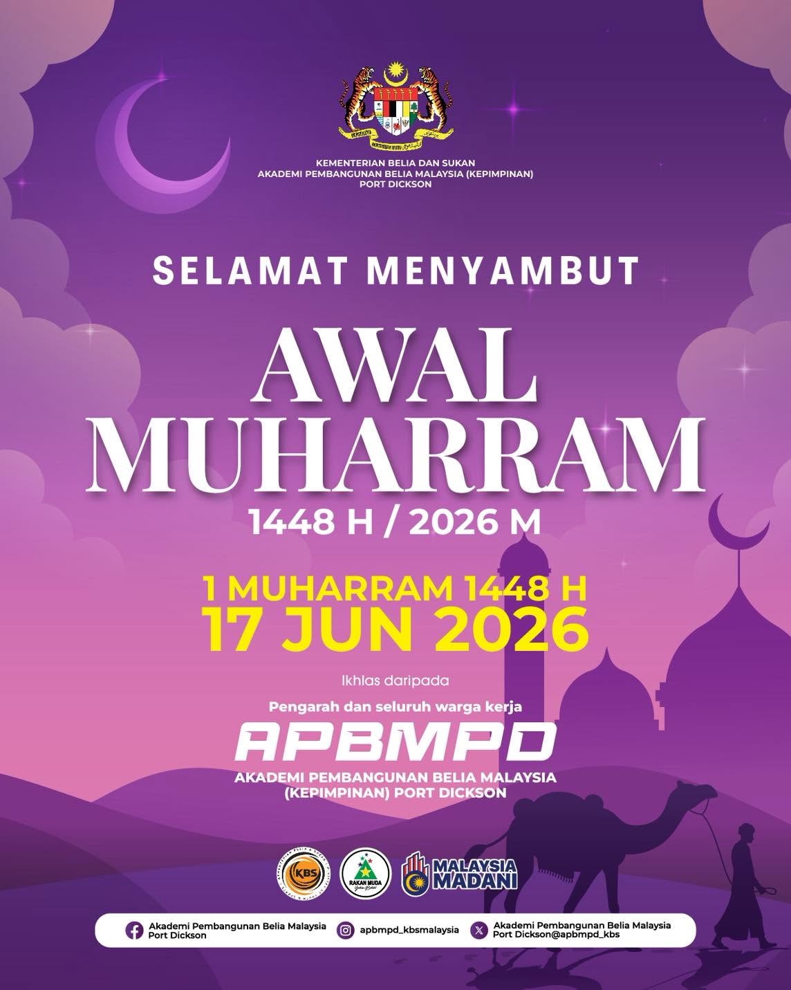 Selamat Menyambut Awal Muharram 1448H