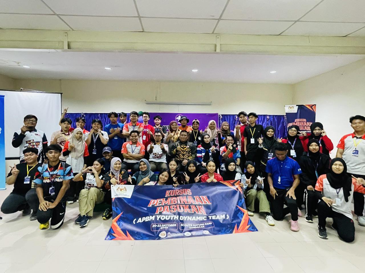 Pelaksanaan Program Kursus Pembinaan Pasukan (APBM Youth Dynamic Team) Siri 4 Tahun 2025 Zon Borneo