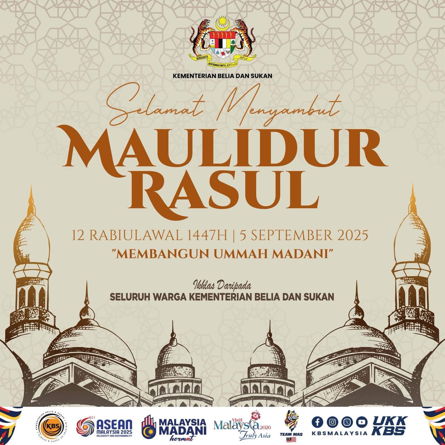 “Selamat Menyambut Maulidur Rasul 1447H / 2025M   