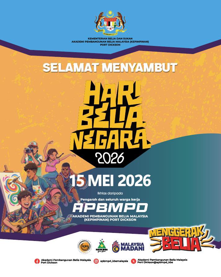 Selamat Hari Belia Negara 2026 Peringkat Kebangsaan