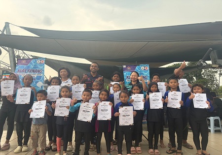 MAJLIS PENUTUPAN PROGRAM KEMAHIRAN LATIHAN ASAS SUKAN (KLAS) RENANG B40 – KUMPULAN 1