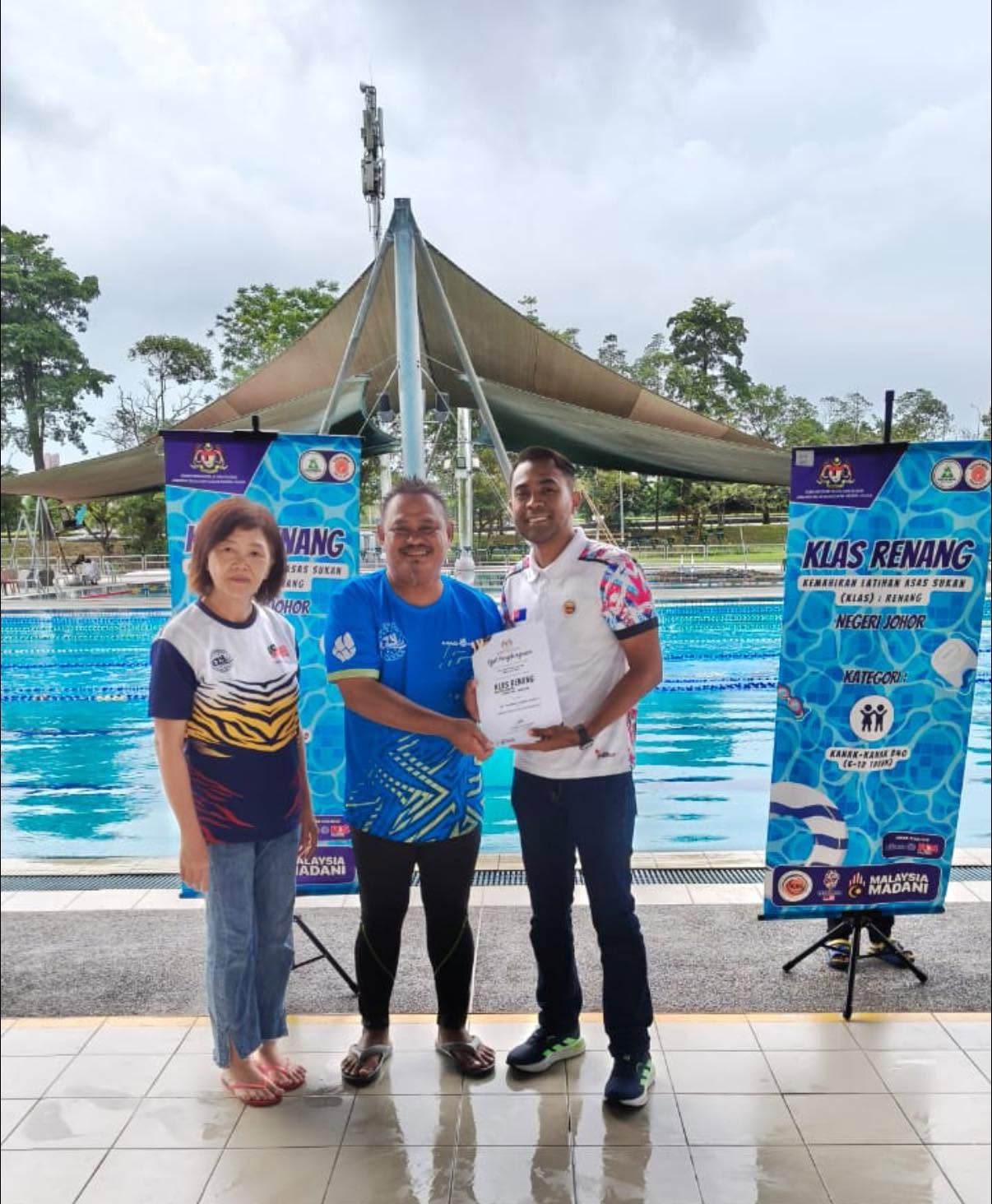 MAJLIS PENUTUPAN PROGRAM KEMAHIRAN LATIHAN ASAS SUKAN (KLAS) RENANG B40 – KUMPULAN 2