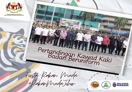 JOHOR BAHRU PANAS BUKAN SEBAB CUACA – TAPI SEBAB SEMANGAT ANAK MUDA YANG MEMBARA DI FIESTA RAKAN MUDA JOHOR 2025 