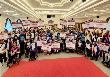 MAJLIS PENGHARGAAN & PEMBERIAN INSENTIF ATLET PARA SUKMA SARAWAK XXI 2024 NEGERI JOHOR