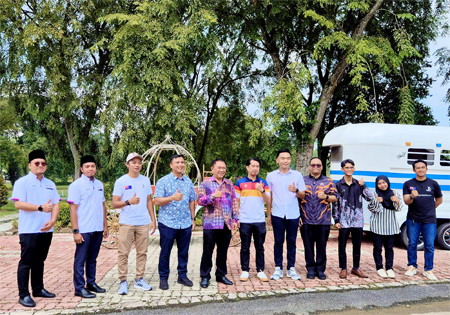 SESI LAWATAN KERJA YB TIMBALAN MENTERI BELIA DAN SUKAN KE PUSAT EKUIN UTM