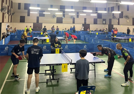 PORT FIT: PERTANDINGAN PING PONG SEMPENA KARNIVAL SUKAN MUHIBBAH PERINGKAT NEGERI JOHOR 2025 