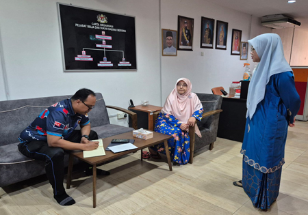 LAWATAN PEMERIKSAAN DALAMAN AP309 OLEH PENGARAH JABATAN BELIA DAN SUKAN NEGERI JOHOR 