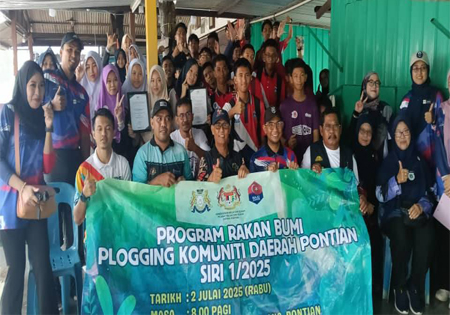 PELAKSANAAN PROGRAM RAKAN BUMI : PLOGGING KOMUNITI PERINGKAT DAERAH PONTIAN SIRI 1/2025
