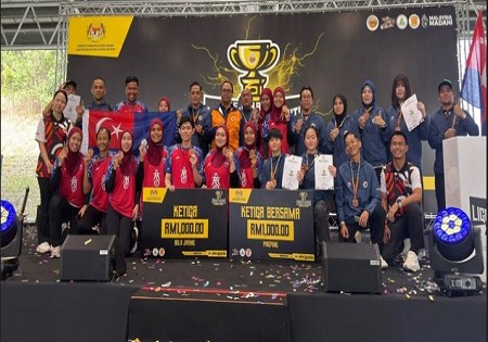 KONTINJEN JOHOR MENUNJUKKAN KOMITMEN TINGGI DI KEJOHANAN LIGA SUKAN KOMUNITI PERINGKAT KEBANGSAAN 2025 