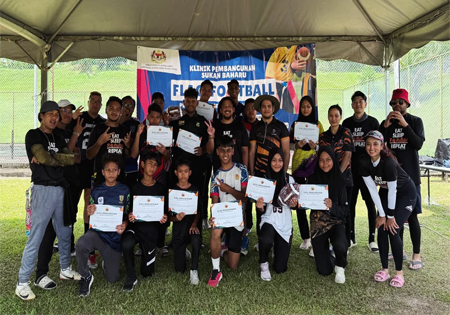 KLINIK PEMBANGUNAN SUKAN BAHARU FLAG FOOTBALL PERINGKAT NEGERI JOHOR 2025 