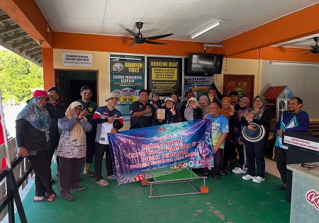 RAKAN BUMI CORAL RACK PLANTING @ LANGKAWI.